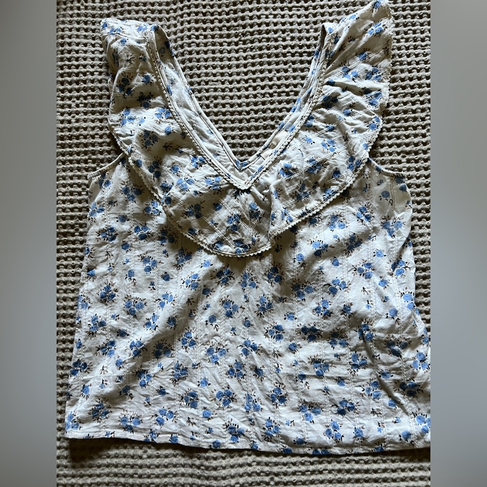 Sezane cotton tank top